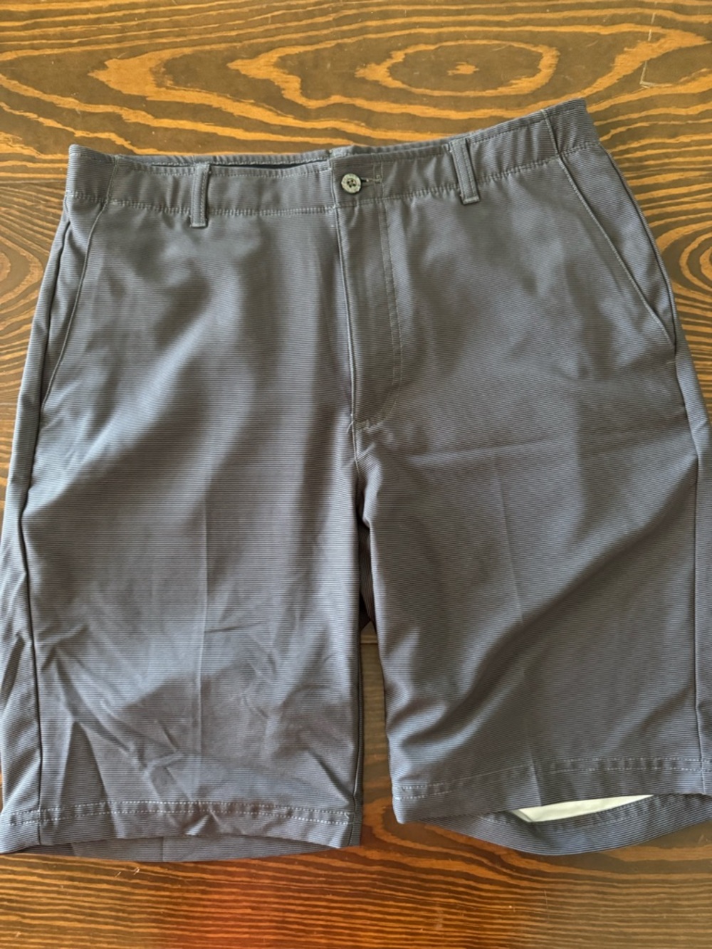 Pebble Beach Men's Flat Front Shorts - Charcoal Gray